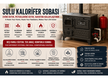 Sulu Kalorifer Sobası Nedir? Kaloriferli Soba Nasıl Çalışır?