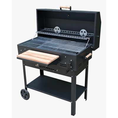 Tekerlekli Termometreli Barbekü Mangal Izgara 80 cm… Tekerlekli Termometreli Barbekü Mangal Izgara 80 cm…