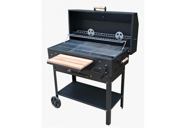Tekerlekli Termometreli Barbekü Mangal Izgara 80 cm&hellip;