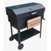 Tekerlekli Termometreli Barbekü Mangal Izgara 80 cm