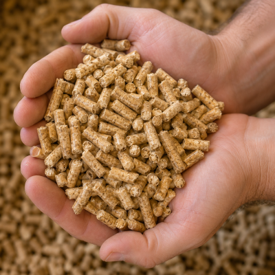 %100 Çam Peleti 6 mm 1 Ton (50 x 20 Kg Çuval)